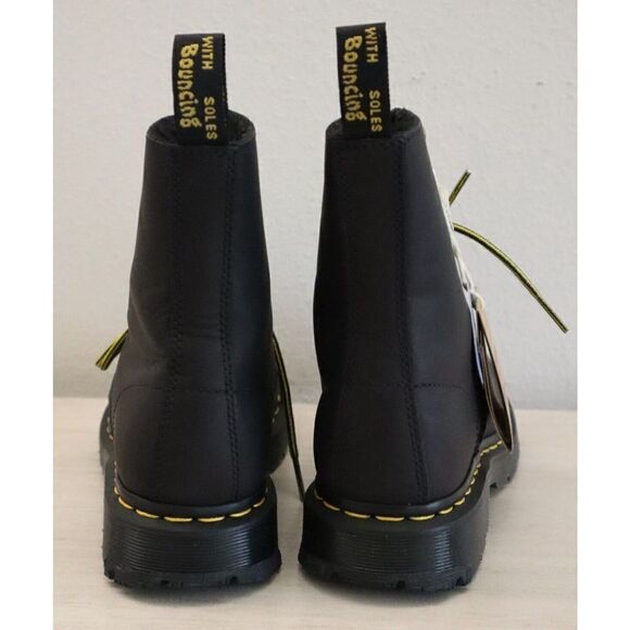 Dr. Martens Women's Sz 6 Black 1460 Pascal Wanama 8-Eyelet Combat Boots - Picture 2 of 7